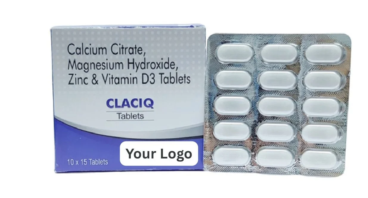 Calcium, Magnesium, Methylcobalamin, L-Methylfolate, Zinc, Vitamin D3 + Pyridoxal-5-phosphate Tablet