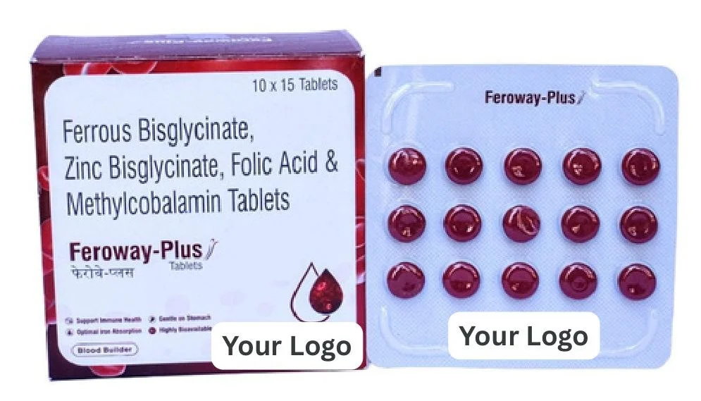 Ferrous Bisglycinate, Folic Acid + Zinc Bisglycinate Tablets