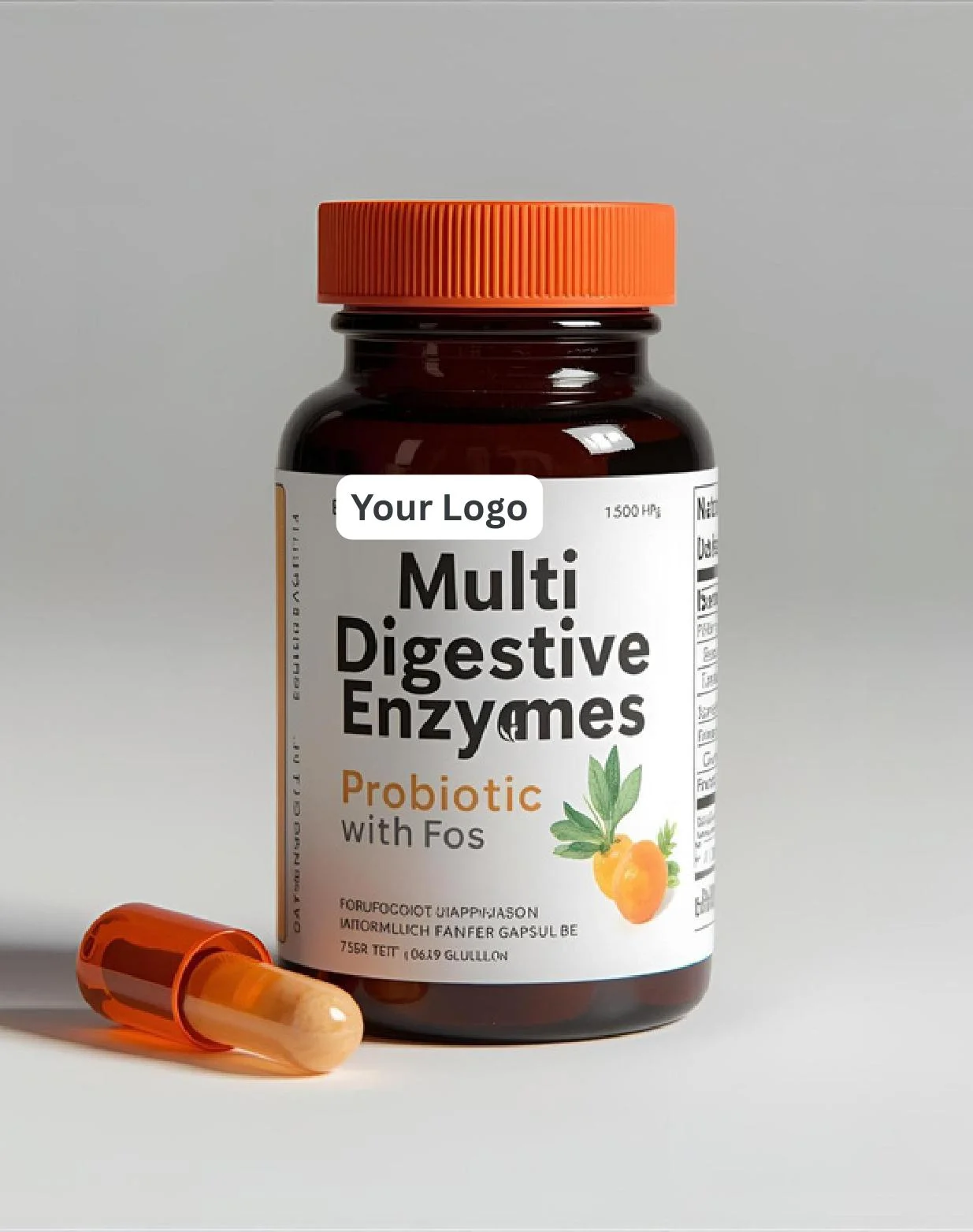 Multi Digestive Enzymes, Probiotic With FOS Capsule