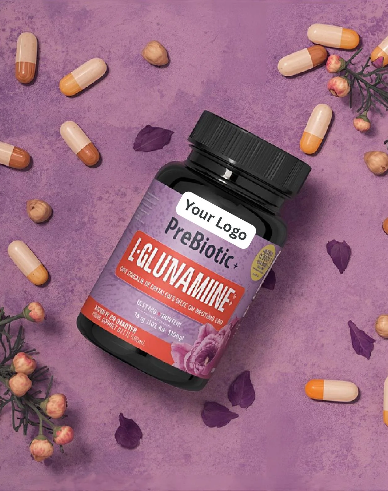 Prebiotic + Probiotic With L-glutamine Capsules