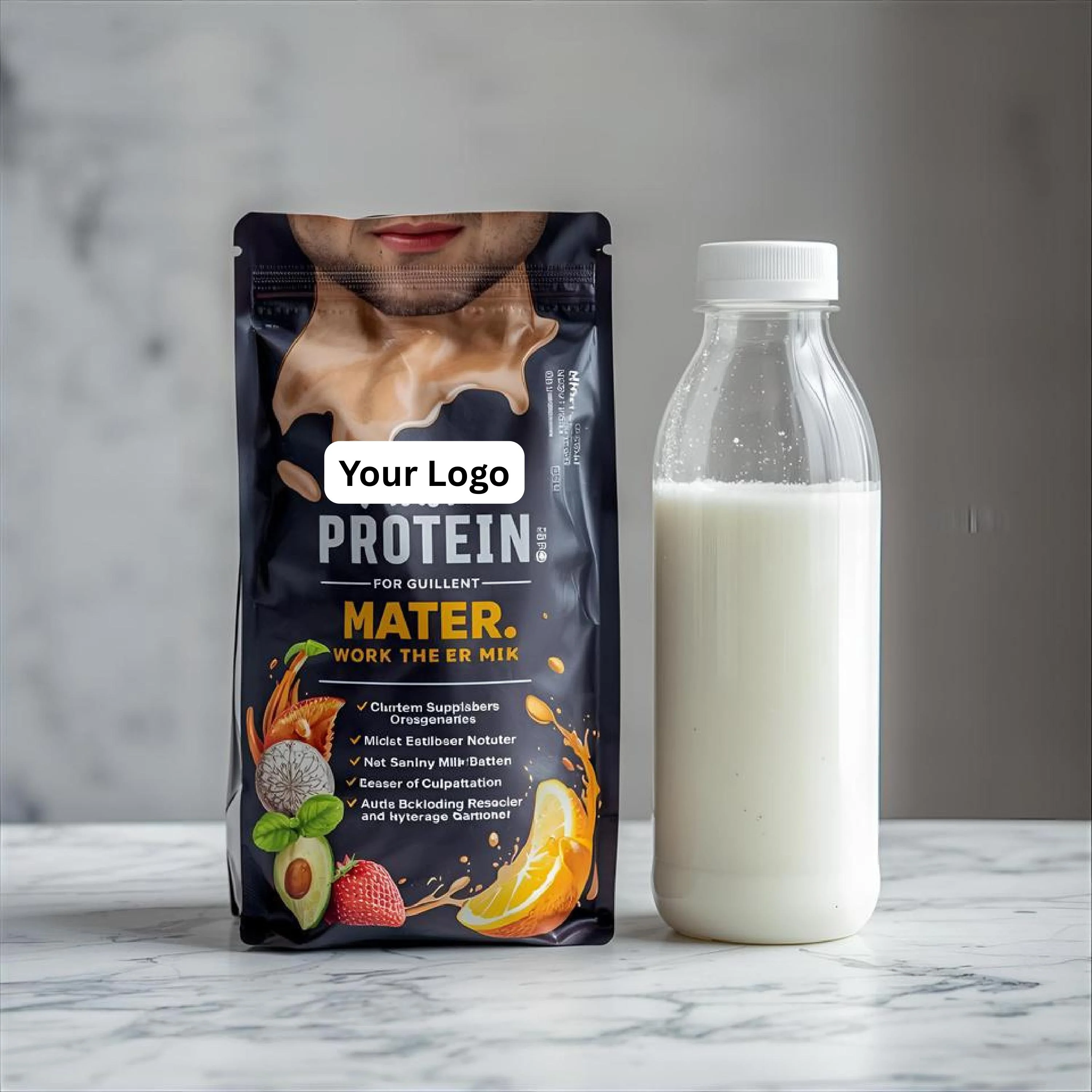 Protein Supplement With Vital Nutrients Mix With Milk + Water